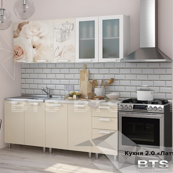 Кухонный гарнитур "Латте" 2,0м