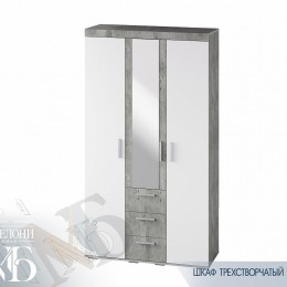 Шкаф трехстворчатый "Инстайл" ШК-30